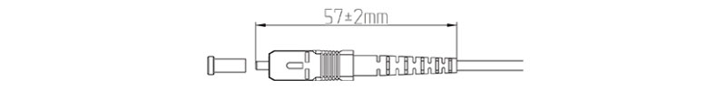 SC/APC 2.0mm/3.0mm Connector