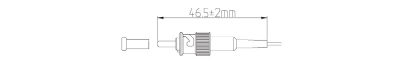 ST UPC 0.9mm Connector